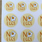 Egg Allergy Alert Stickers: Kid-Friendly Lunchbox Labels