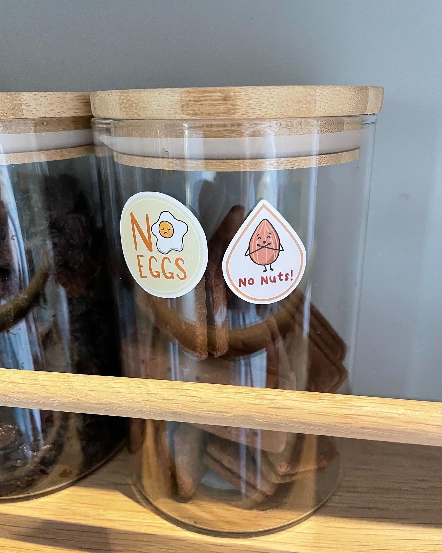 Nut Allergy Alert Stickers: Kid-Friendly Lunchbox Labels