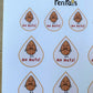 Nut Allergy Alert Stickers: Kid-Friendly Lunchbox Labels