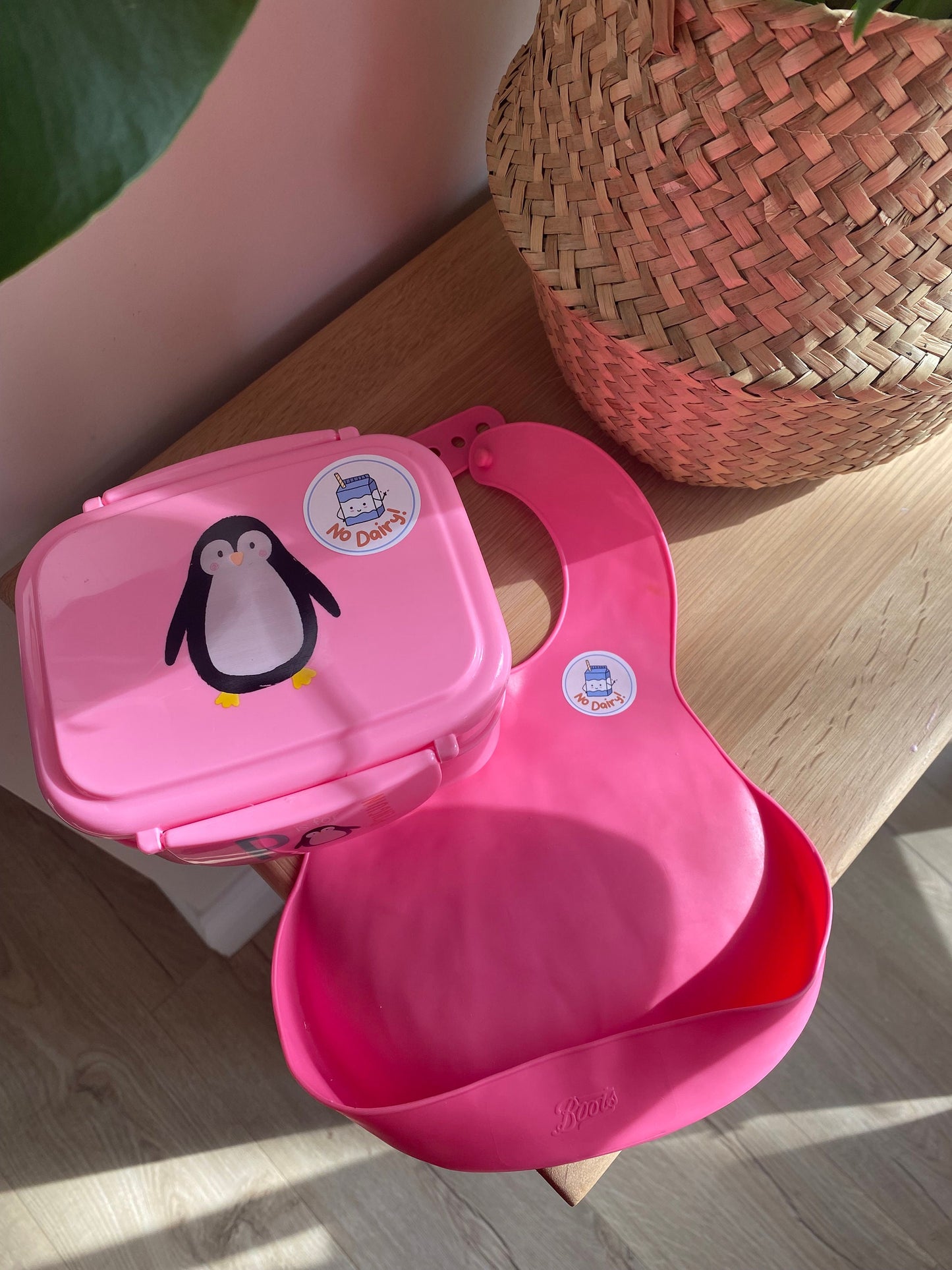 Dairy Allergy Alert Stickers: Kid-Friendly Lunchbox Labels