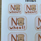 Wheat Allergy Alert Stickers: Kid-Friendly Lunchbox Labels