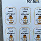 Food Allergy Stickers: Lunchbox, Water Bottle, Backpack Alerts
