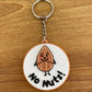 No Nuts Allergy Alert PVC Keyring: Child-Friendly Medical Tag