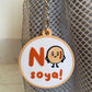 No Soya Allergy Alert Keyring: Child-Friendly Medical Tag
