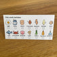 Allergy Information Place Cards: Top 14 Allergen Labels