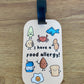 Food Allergy Alert Tag: Kids Medical Luggage/Bag Tag