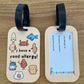 Food Allergy Alert Tag: Kids Medical Luggage/Bag Tag