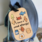 Food Allergy Alert Tag: Kids Medical Luggage/Bag Tag