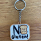 No Gluten Allergy Alert Keyring: Child-Friendly Medical Tag