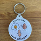 Personalised Allergy Alert Keyring