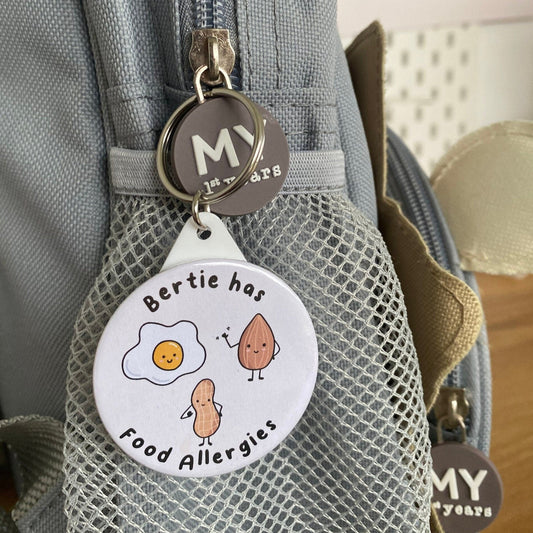 Personalised Allergy Alert Keyring