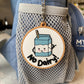 No Dairy Rubber PVC Keyring / Milk Allergy Keyring / Medical Alert / Alert Tag / Dairy Allergy Keychain / Allergy Alert / Milk Allergy