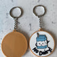 No Dairy Rubber PVC Keyring / Milk Allergy Keyring / Medical Alert / Alert Tag / Dairy Allergy Keychain / Allergy Alert / Milk Allergy